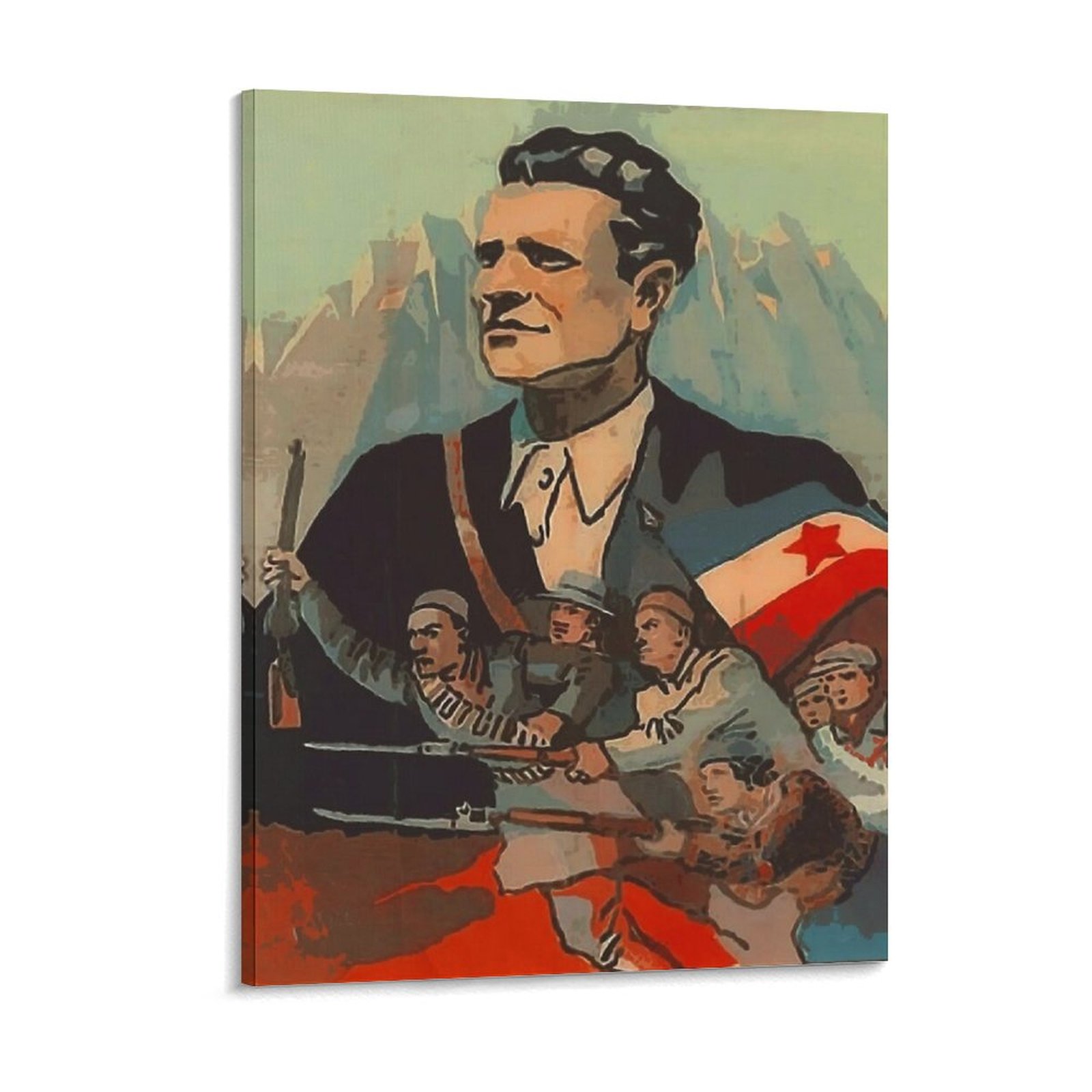 Home Cinema In - Jugoslavija Josip Broz Tito โปสเตอร์เก่ายูโกสลาฟ Tito