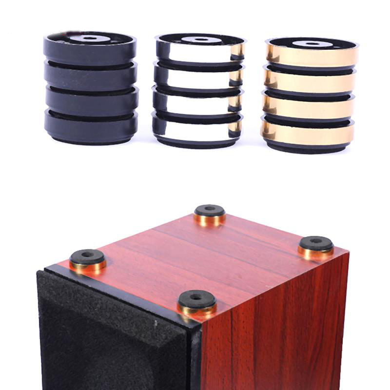 Home Cinema Rack - ขาตั้งลำโพง 4 ชิ้น สำหรับโฮมเธียเตอร์ ระบบเสียง ลำโพงแอคทีฟ