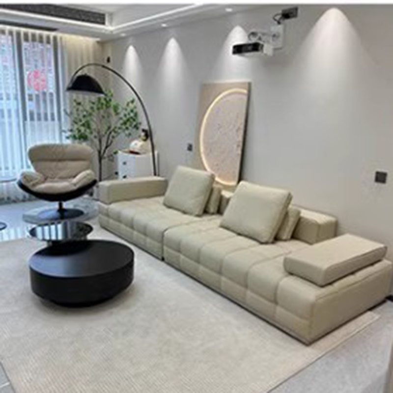 Home Cinema Couch - โซฟาเข้ามุมแบบจำลองสำหรับนักออกแบบ โซฟาขนาดใหญ่สำหรับพักผ่อนในห้องนอน โซฟาสำหรับโรงภาพยนตร์ เก้าอี้นั่งเล่น ของตกแต่งบ้าน ของตกแต่งห้องนั่งเล่น