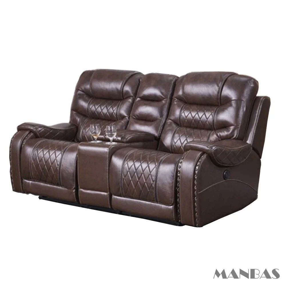 โซฟาปรับเอนไฟฟ้าหนังแท้คุณภาพส - Home Cinema Couch บทวิจารณ์และราคา
