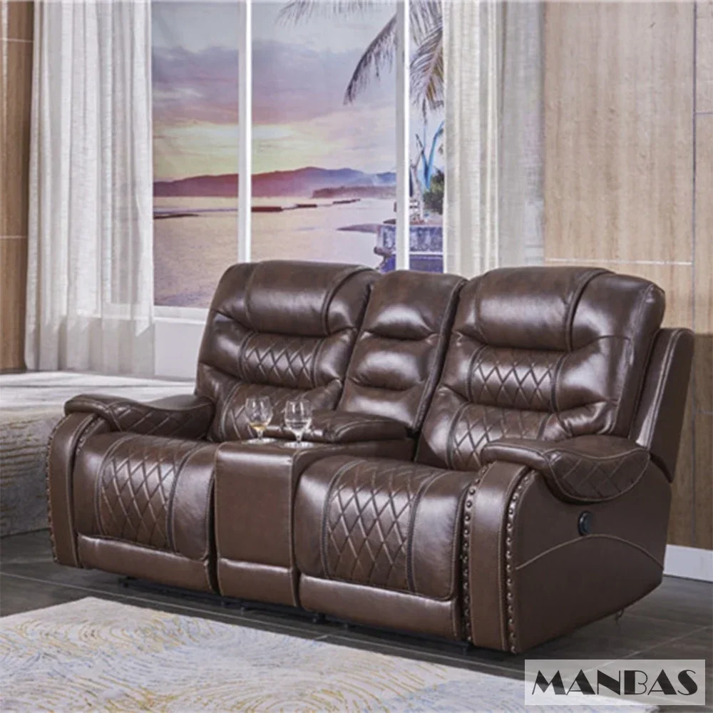 โซฟาปรับเอนไฟฟ้าหนังแท้คุณภาพส - Home Cinema Couch บทวิจารณ์และราคา