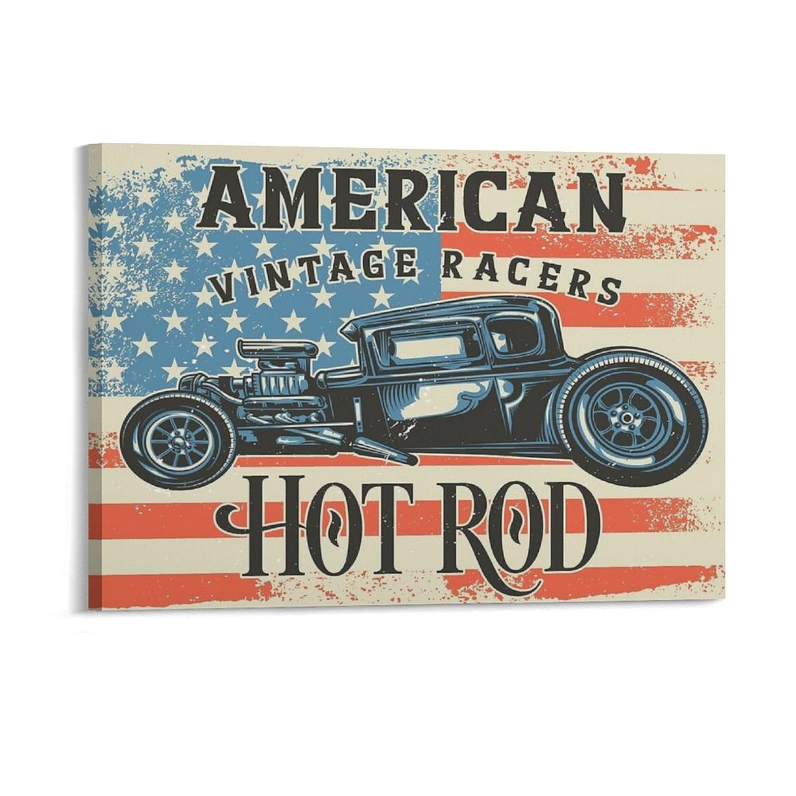 อเมริกัน Hot Rod ภาพวาดผ้าใบห้ - Home Cinema In บทวิจารณ์และราคา