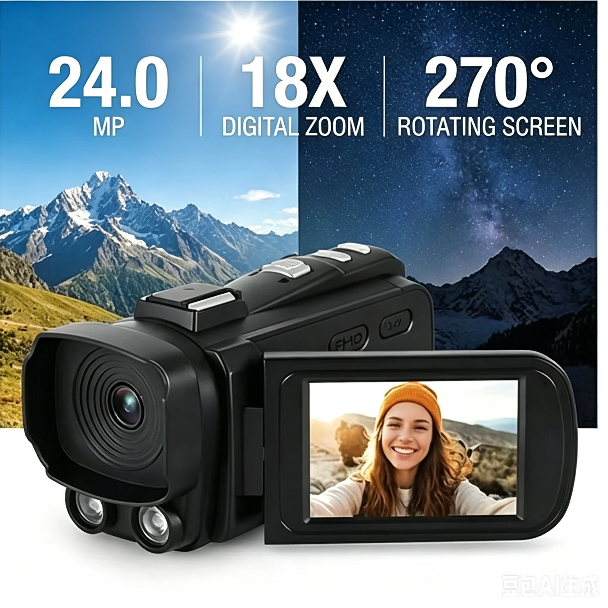 กล้องวิดีโอ 1080P Full HD ดิจิ - Home Cinema Hd บทวิจารณ์และราคา