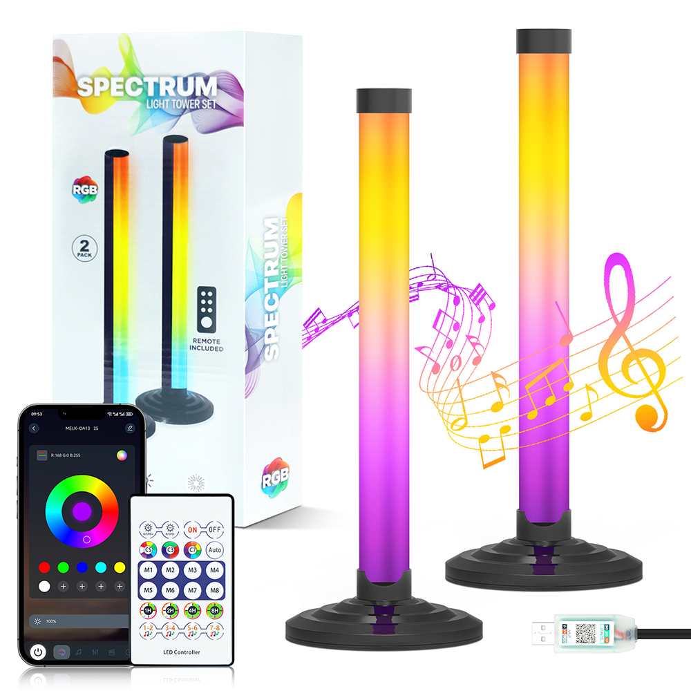 โคมไฟตั้งพื้นมุมห้อง LED อัจฉร - Home Cinema Rack บทวิจารณ์และราคา