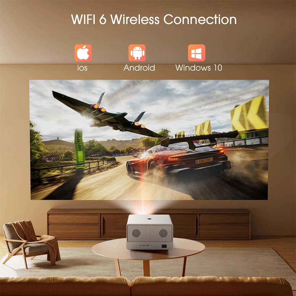 โปรเจคเตอร์ ZXY 4K UHD ความละเ - Home Cinema Hdmi บทวิจารณ์และราคา