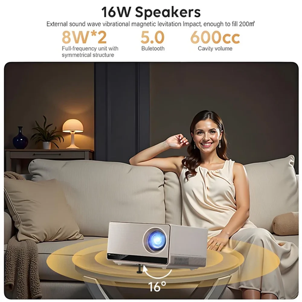 โปรเจคเตอร์ ZXY 4K UHD ความละเ - Home Cinema Hdmi บทวิจารณ์และราคา
