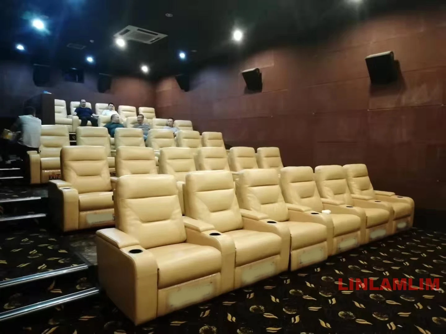 Linlamlim ชุดโซฟาหนังแท้พร้อมท - Home Cinema Couch บทวิจารณ์และราคา