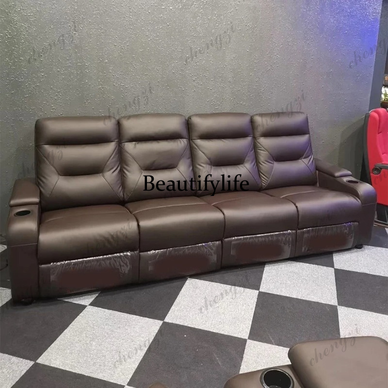 ชุดโซฟาหนังพร้อมที่นั่งปรับเอน - Home Cinema Couch บทวิจารณ์และราคา